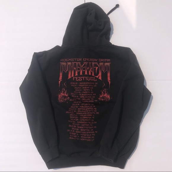 VINTAGE MAYHEM ZIP UP HOODIE - Picture 3 of 4